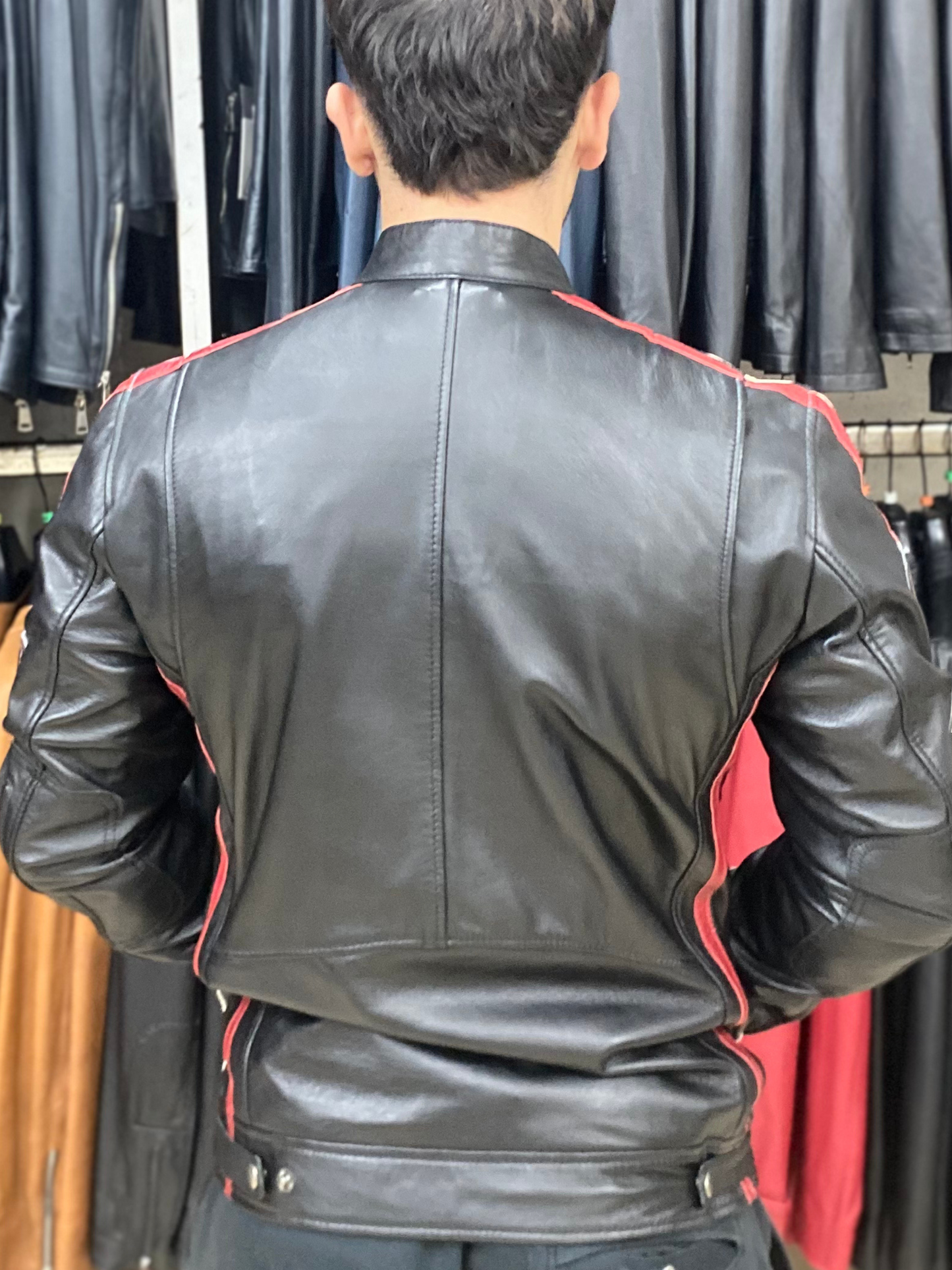 Giubbino in Vera Pelle da Uomo – Modello Biker U | Made in Italy