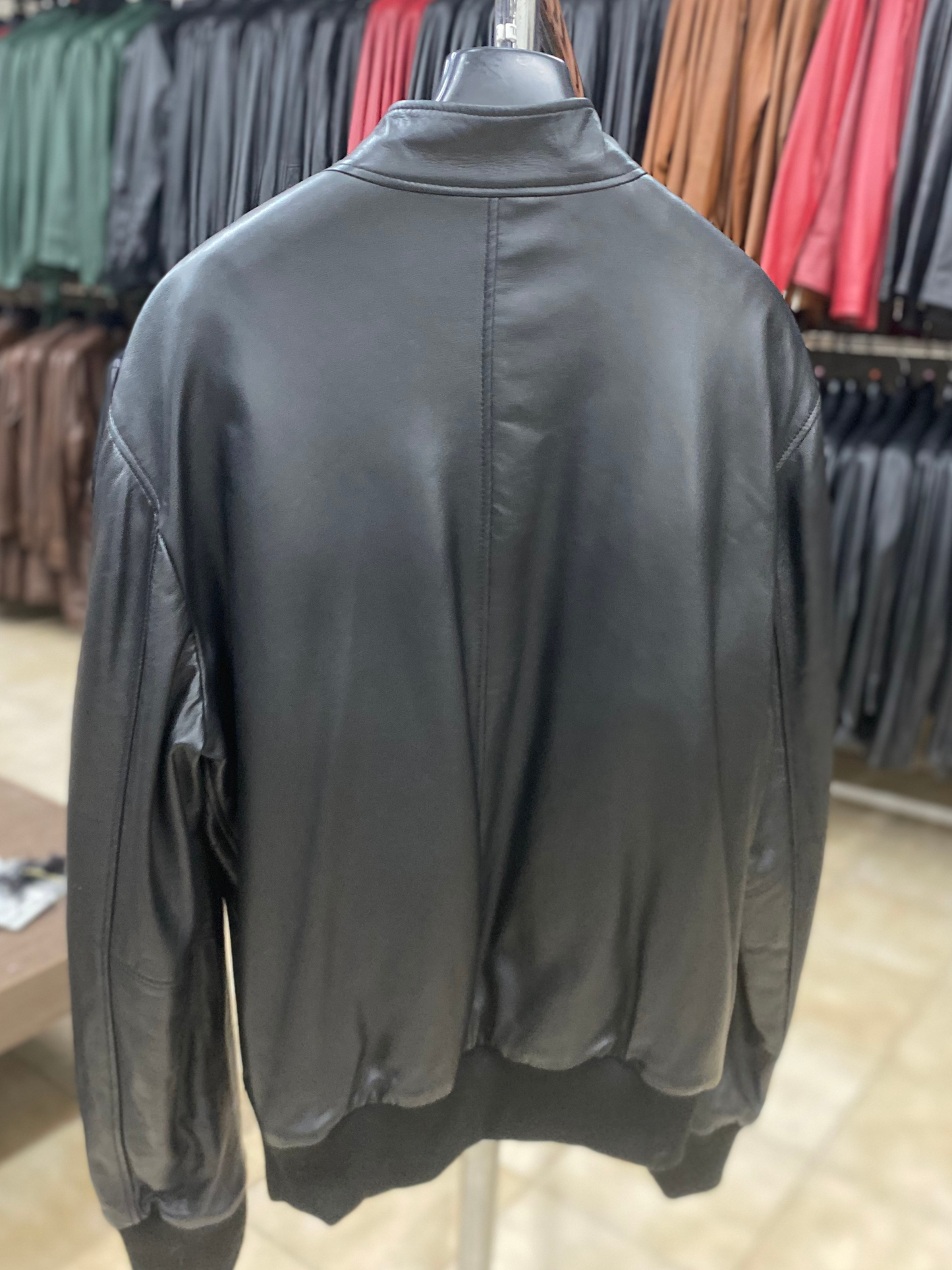 Giubbino in Vera Pelle da Uomo – Modello Bomber U | Made in Italy