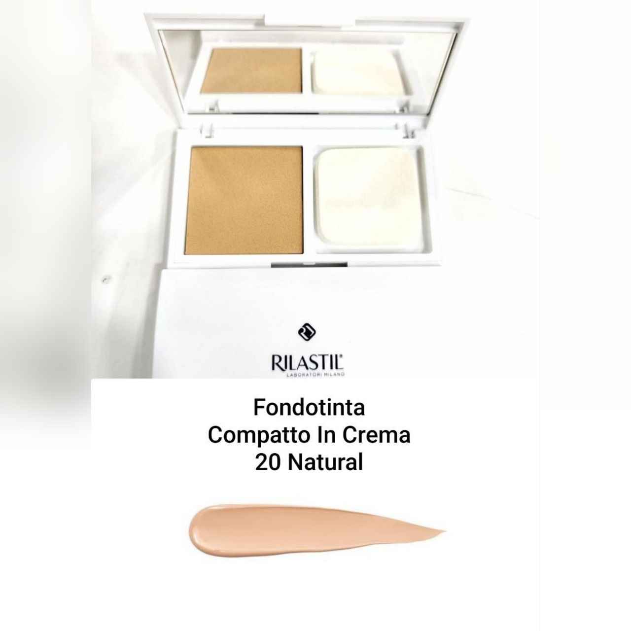 Rilastil Camouflage Fondotinta Compatto Crema – 20 Natural 8g