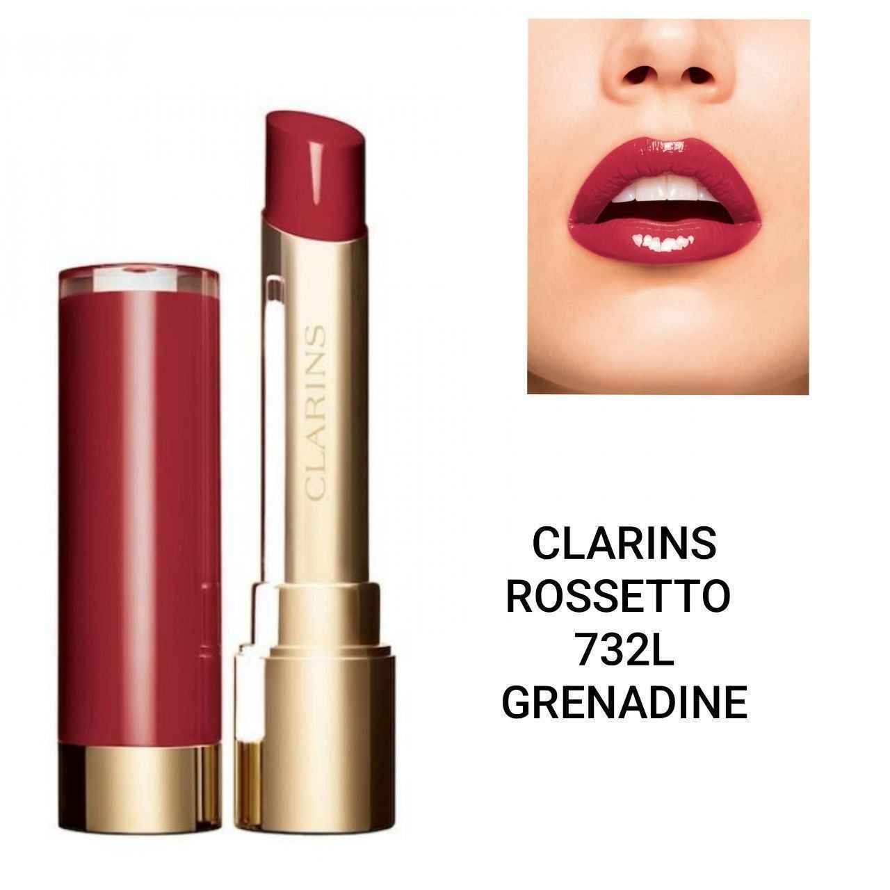 Clarins Joli Rouge 732L Grenadine - Rossetto Ricaricabile