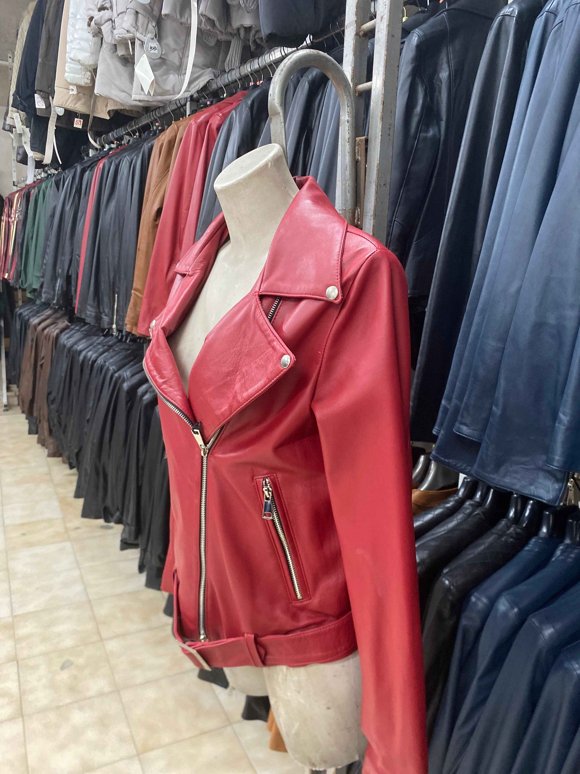 Giubbotto in vera pelle da Donna modello - Chiodo C | Made in Italy