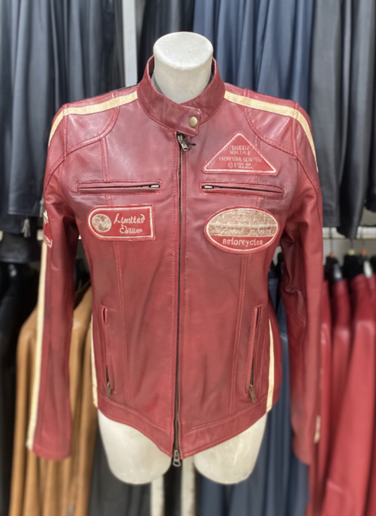 Giubbino in Vera Pelle da Donna – Modello Biker | Made in Italy