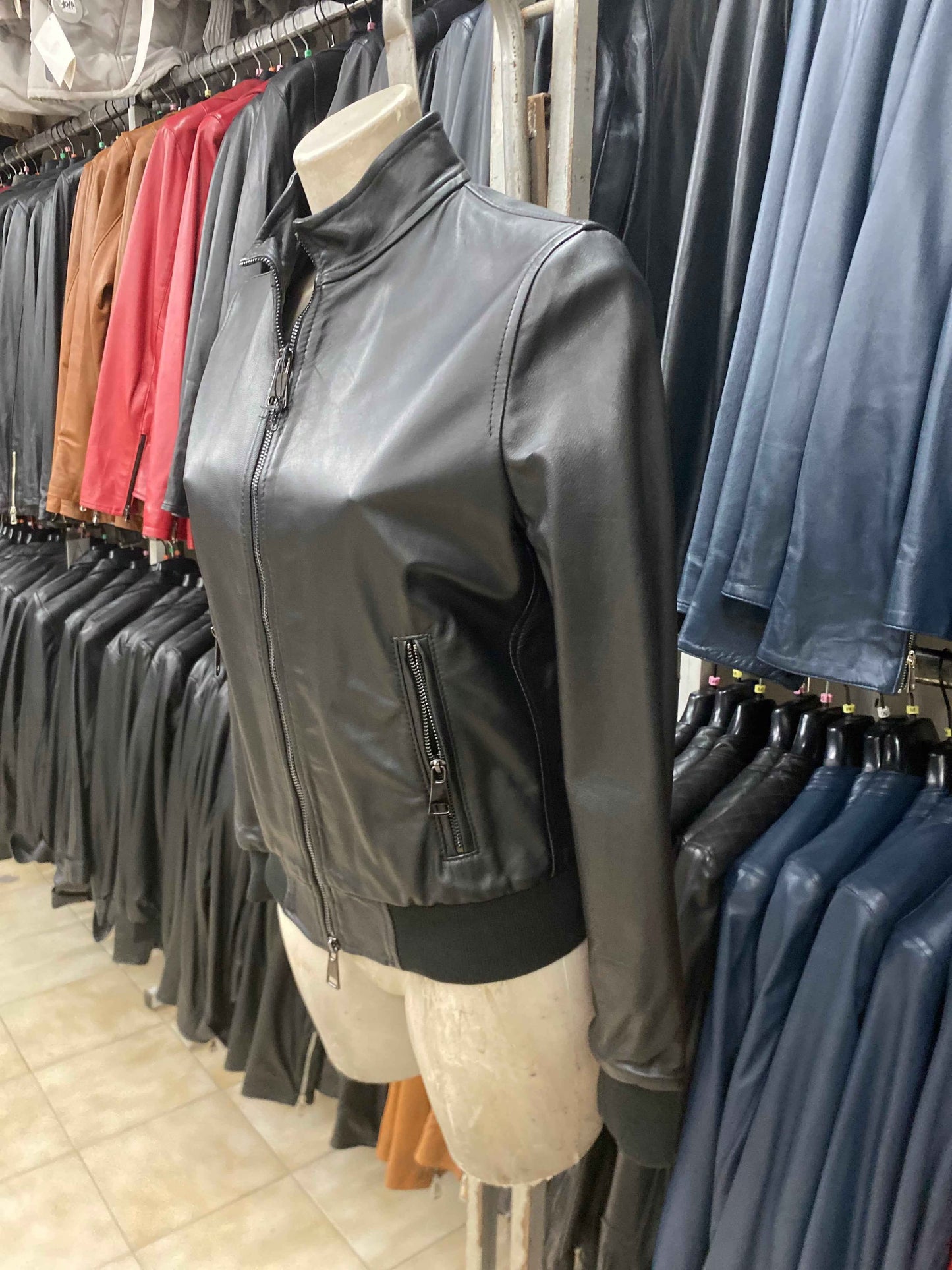 Bomber donna in vera pelle | Made in italy