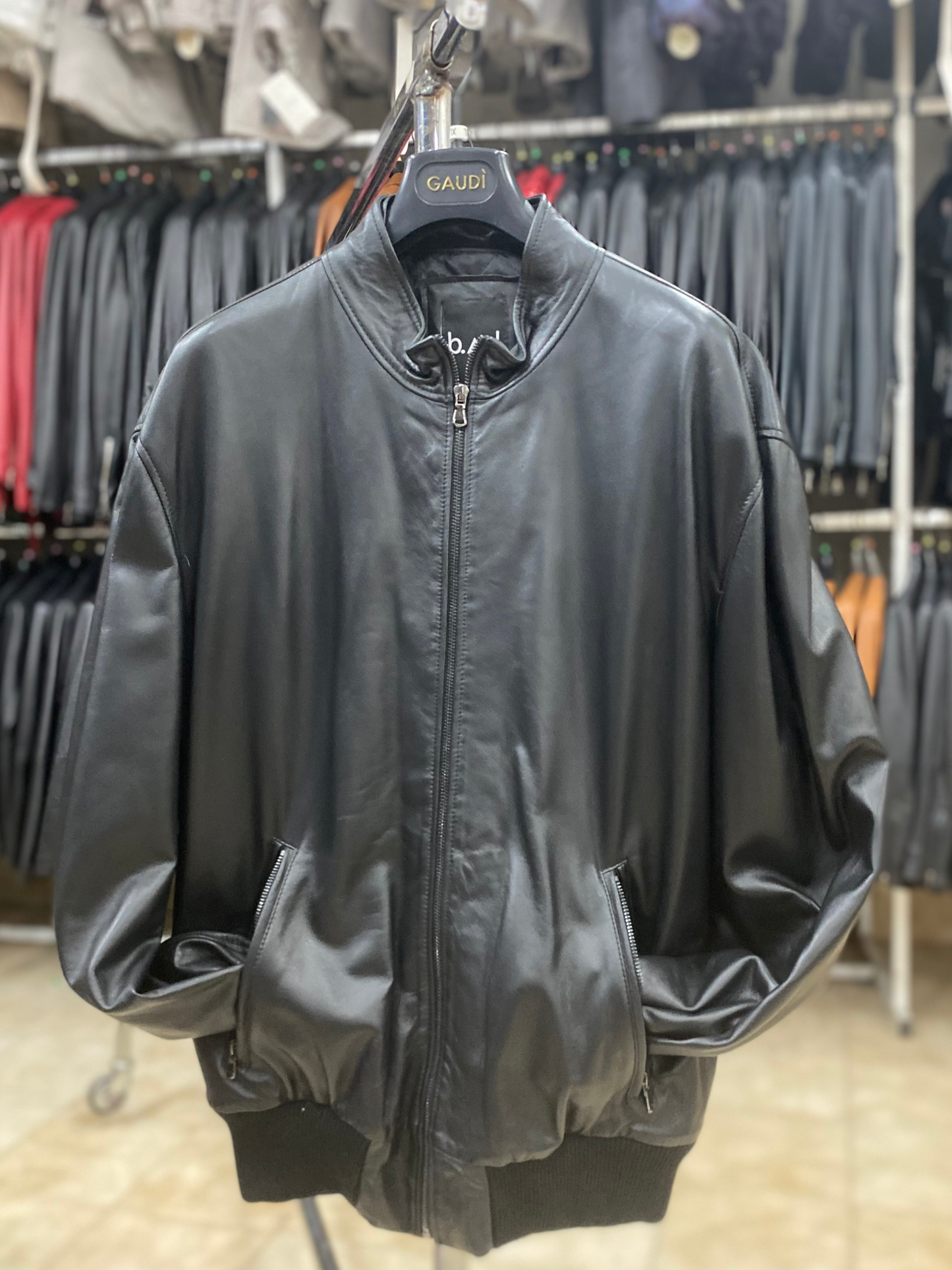 Giubbino in Vera Pelle da Uomo – Modello Bomber U | Made in Italy