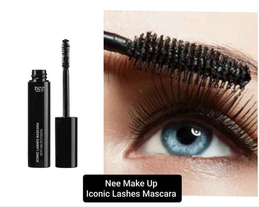 Nee Make Up Iconic Lashes Mascara - Con Microfibre | 8 ml | Erisya