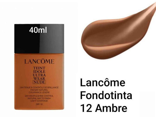 Lancôme Teint Idole Ultra Wear Nude Fondotinta - 40ml - Tonalità 12 Ambre
